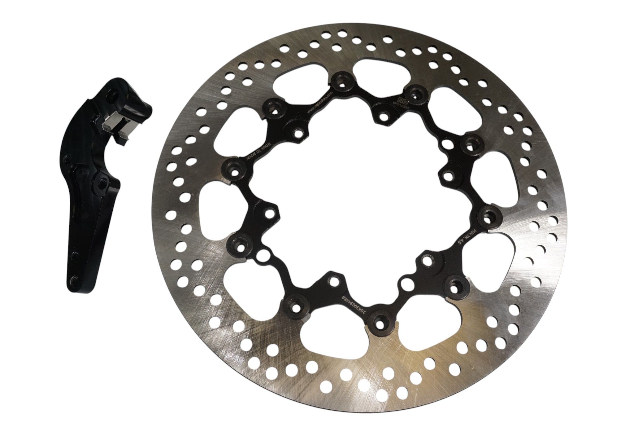 NG TARCZA HAMULCOWA PRZÓD Z ADAPTEREM OVERSIZE (320X127X5) KTM EXC / SIX DAYS 450 / 500 / 530 '09-'25, EXC / SM 150 / 250 / 300 