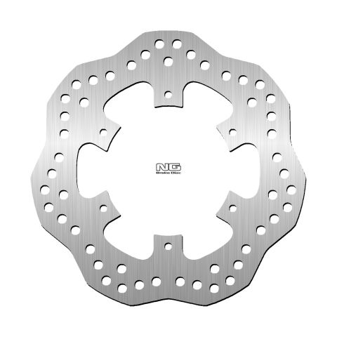 NG TARCZA HAMULCOWA PRZÓD/TYŁ BENELLI/GILLERA/PIAGGIO/VESPA 50/125/150/200/250/300 (220X105X4MM) (6X6,5MM) WAVE