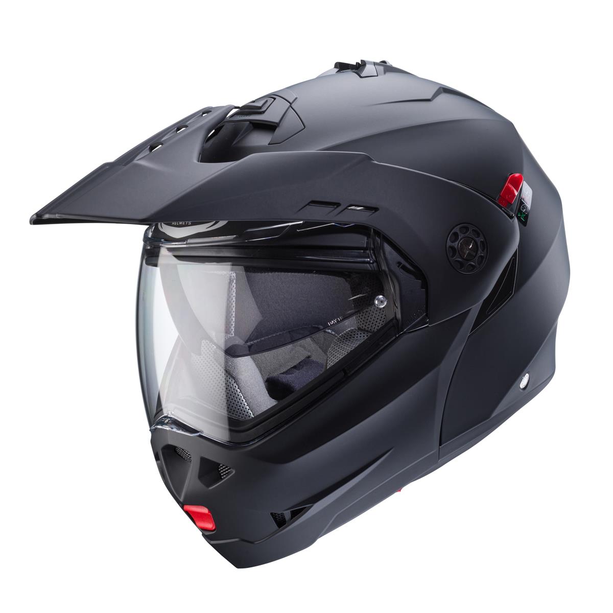 CABERG KASK SZCZĘKOWY FLIP-UP ENDURO MODEL TOURMAX X SOLID KOLOR CZARNY MAT (PINLOCK W ZESTAWIE)