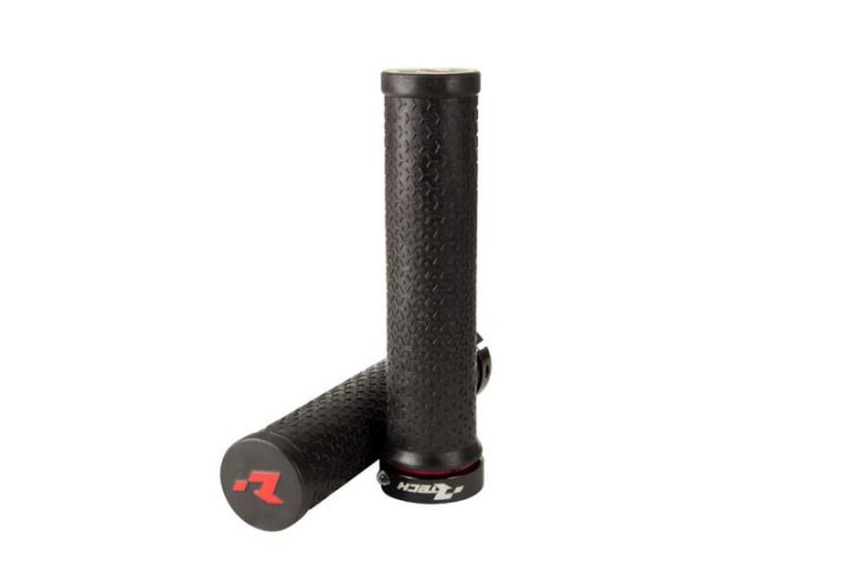 RACETECH (RTECH) MANETKI ROWEROWE R20 LOCK-ON Z BLOKADĄ KOLOR CZARNY
