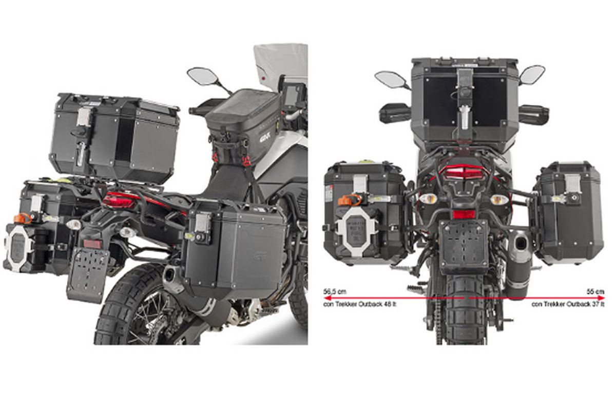 KAPPA STELAŻ KUFRÓW BOCZNYCH MONOKEY CAM SIDE YAMAHA Tenere 700 /WORLD RAID '19-'24 - POD KUFRY KFR K'FORCE ORAZ KVG K'VOYAGER A
