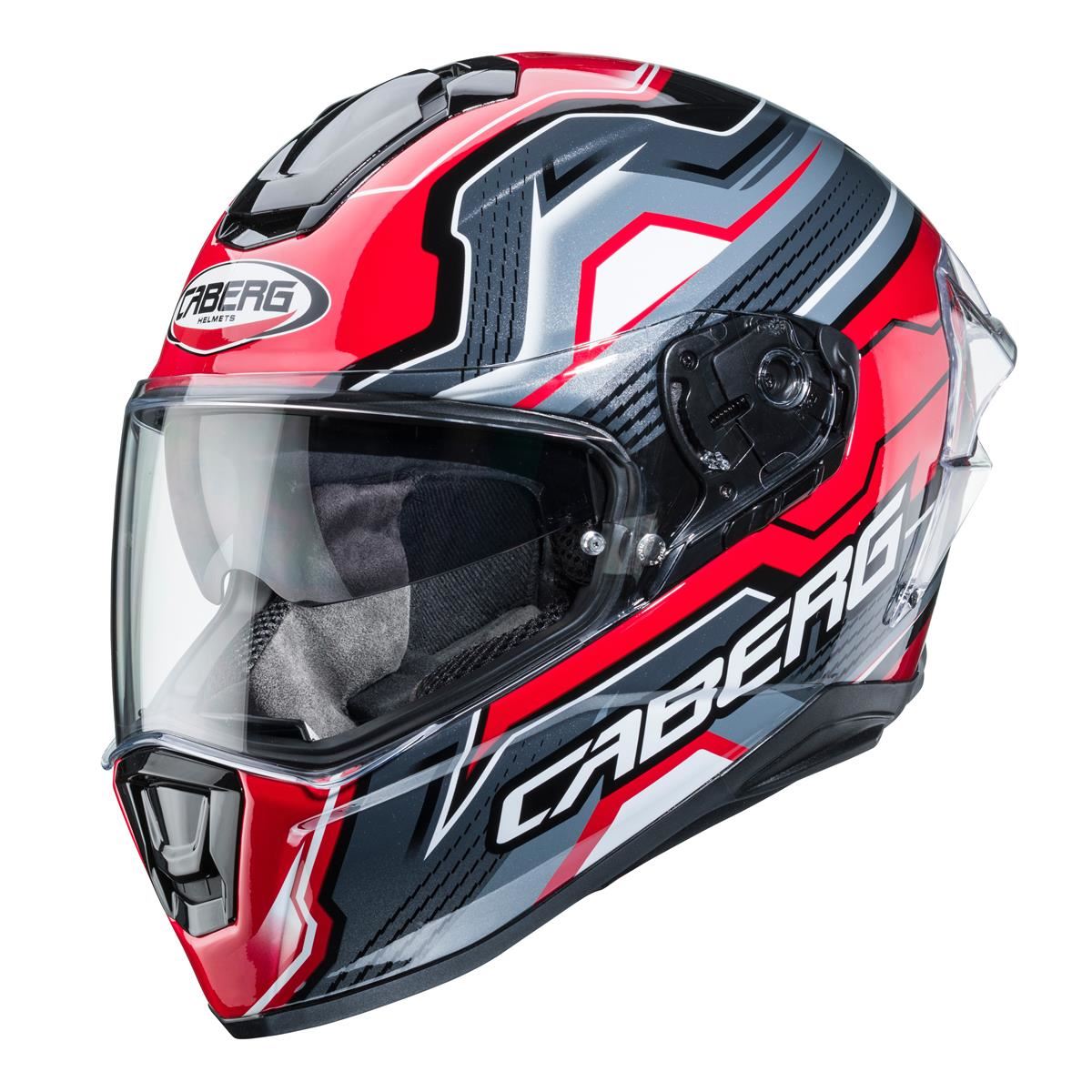 CABERG WYPRZEDAŻ KASK INTEGRALNY Z BLENDĄ MODEL DRIFT EVO LB29 (PINLOCK) KOLOR CZARNY/SZARY/CZERWONY (PINLOCK W ZESTAWIE)