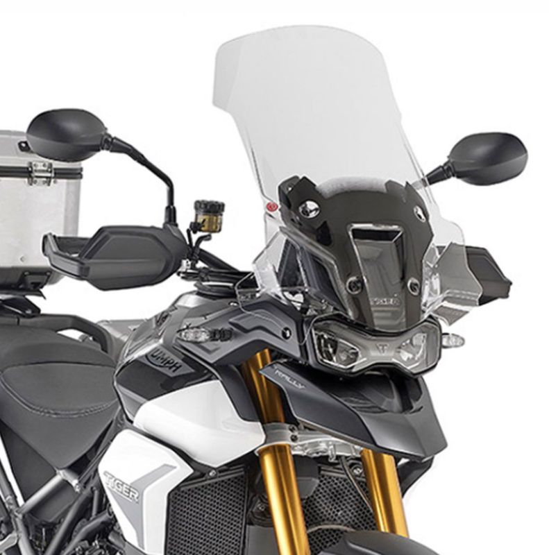 KAPPA SZYBA TRIUMPH TIGER 900 RALLY '20-'21 TIGER 900 '20-'23 PRZEZROCZYSTA 59X48 CM (WYS. X SZER.) WYŻSZA O 12,5 CM OD ORYGINAŁ