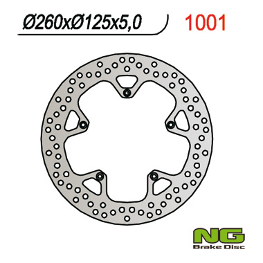 NG TARCZA HAMULCOWA PRZÓD / TYŁ APRILIA SR MAX 125/300 '10-'17, GILERA NEXUS 125 '07-'15/ 500 '04-'15, PIAGGIO 125/250/400/500 (