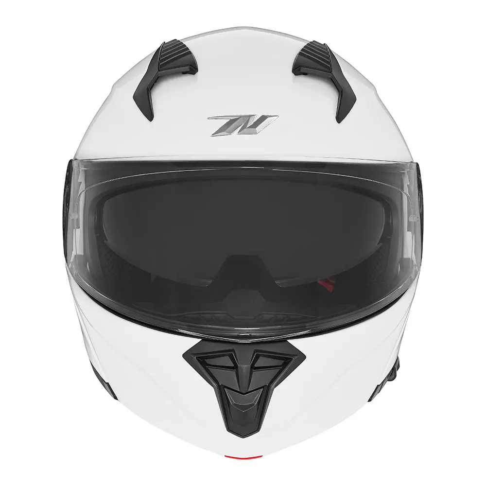 NOX KASK SZCZĘKOWY (FLIP-UP) Z BLENDĄ N968 KOLOR BIAŁY POŁYSK