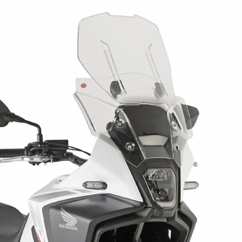 KAPPA SZYBA HONDA NX 500 '24-'25, (MAX 53,5 X 45 CM) REGULOWANA AIRFLOW (12 CM ZAKRES REGULACJI) PRZEZROCZYSTA