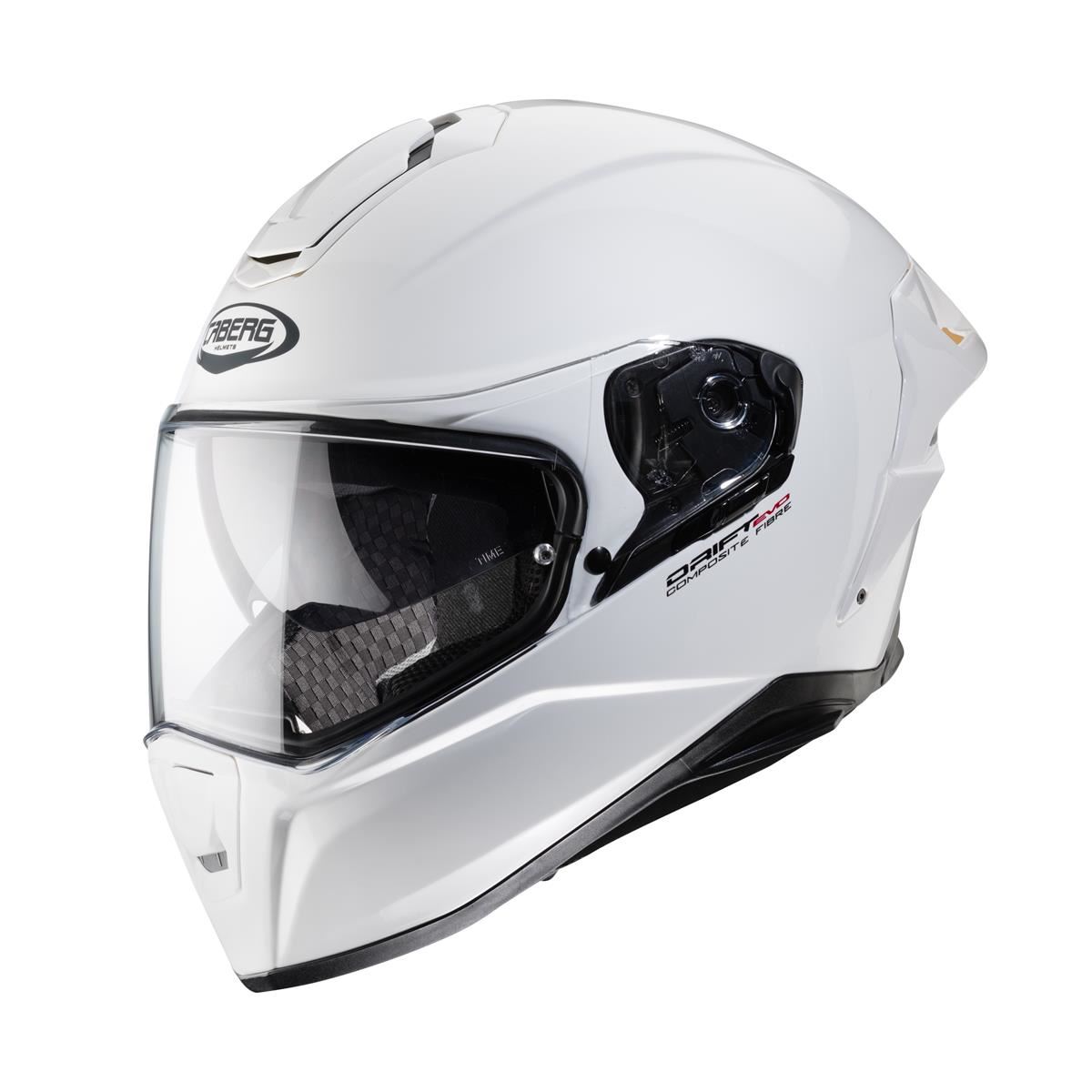 CABERG WYPRZEDAŻ KASK INTEGRALNY Z BLENDĄ MODEL DRIFT EVO (PINLOCK) KOLOR BIAŁY POŁYSK (PINLOCK W ZESTAWIE)