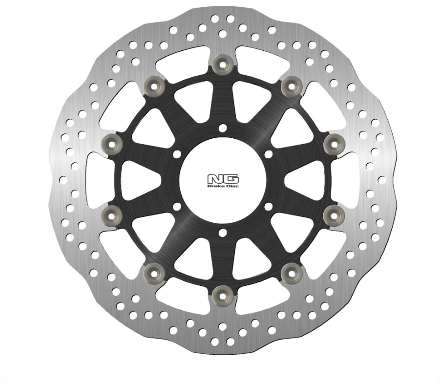 NG TARCZA HAMULCOWA PRZÓD BMW S1000RR/S1000R/S1000XR '19-21 (320X80,2X5MM) (6X8,5MM) WAVE PŁYWAJĄCA (ŚRODEK ALUMINIOWY)