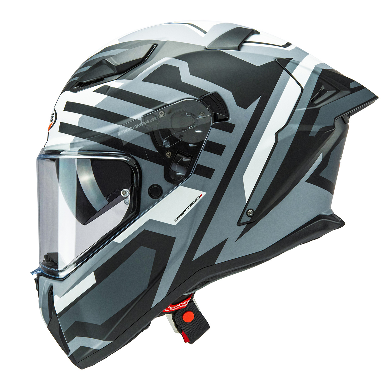 CABERG PROMOCJA KASK INTEGRALNY Z BLENDĄ MODEL DRIFT EVO II HORIZON KOLOR SZARY/CZARNY/BIAŁY MAT (PINLOCK W ZESTAWIE)