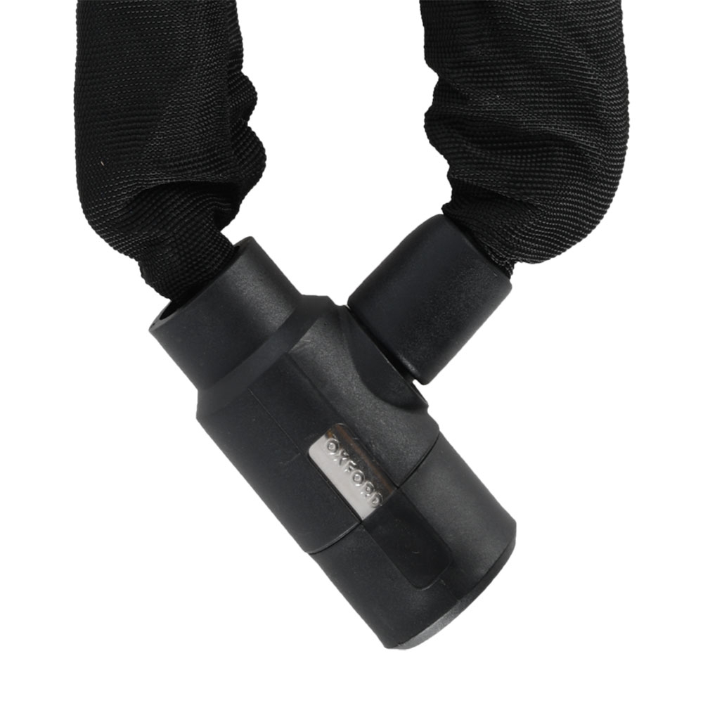OXFORD ŁAŃCUCH DO MOTOCYKLA MODEL GP CHAIN LOCK DŁUGOSC 1.5 METRA Z ZAPIĘCIEM. ŚREDNICA OCZKA 9,5MM