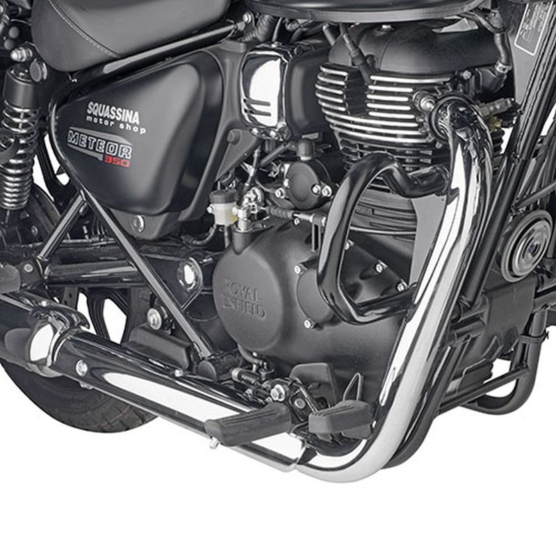 KAPPA GMOLE OSŁONY SILNIKA ROYAL ENFIELD METEOR 350 '21-'26 CZARNE