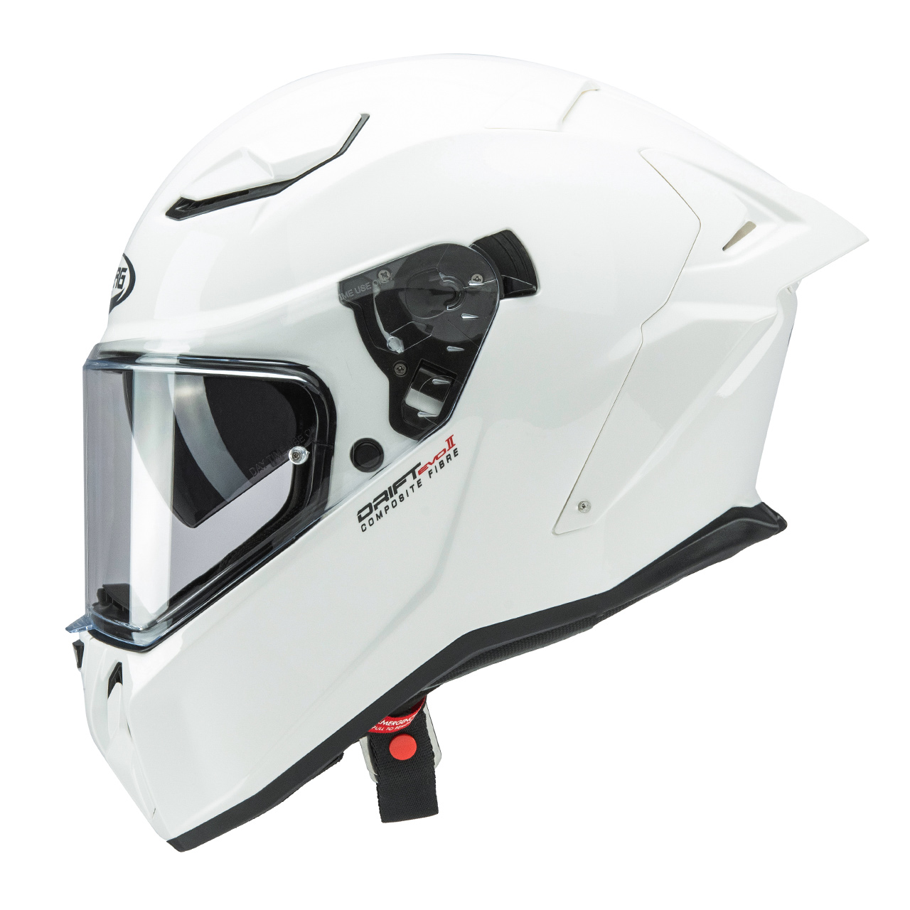 CABERG KASK INTEGRALNY Z BLENDĄ MODEL DRIFT EVO II SOLID KOLOR BIAŁY POŁYSK (PINLOCK W ZESTAWIE)