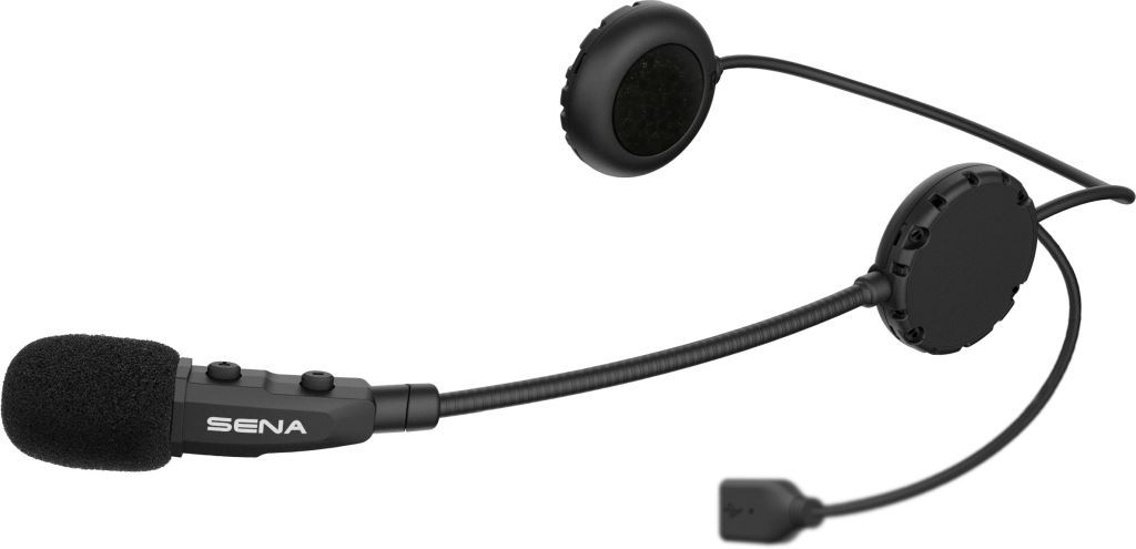SENA INTERKOM MOTOCYKLOWY 3SPLUS-B BLUETOOTH 5.1 DO 400M Z MIKROFONEM NA PAŁĄKU ( 1 ZESTAW ) (EL) - ZASTĘPUJE 3SPLUS-B