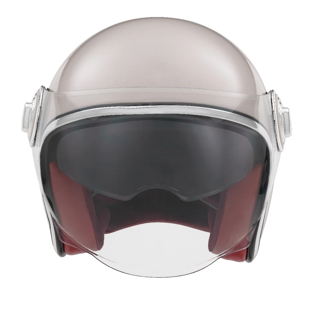 NOX PROMOCJA PREMIUM KASK OTWARTY JET HERITAGE SOLID KOLOR SZAMPAŃSKI