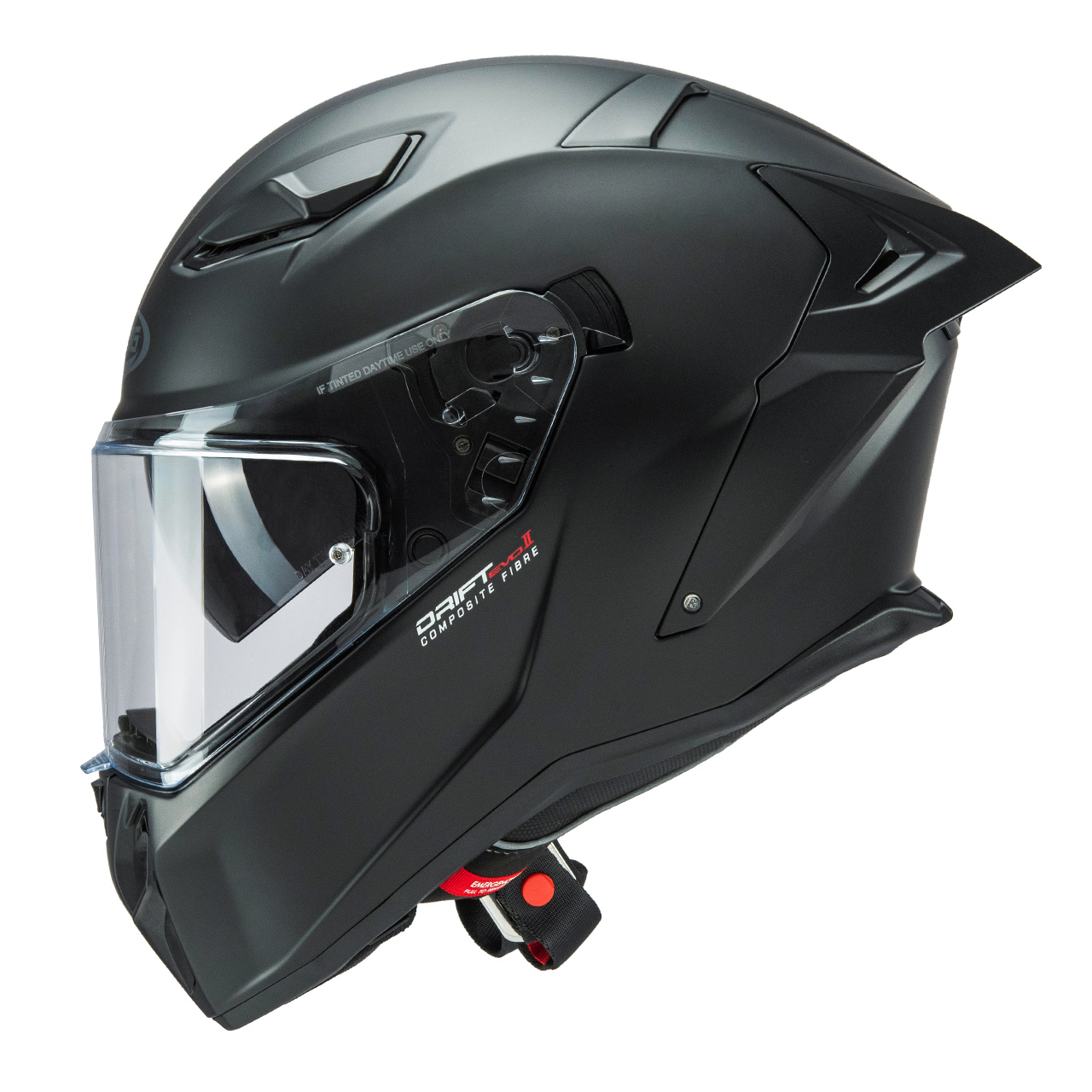CABERG KASK INTEGRALNY Z BLENDĄ MODEL DRIFT EVO II SOLID (PINLOCK) KOLOR CZARNY MAT KOLOR (PINLOCK W ZESTAWIE)