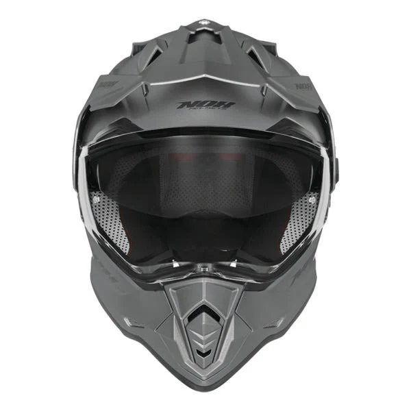 NOX KASK OFFROAD / TRAIL DUOSPORT (DUAL) N312 SOLID Z SZYBKĄ I BLENDĄ KOLOR TYTANOWT MAT