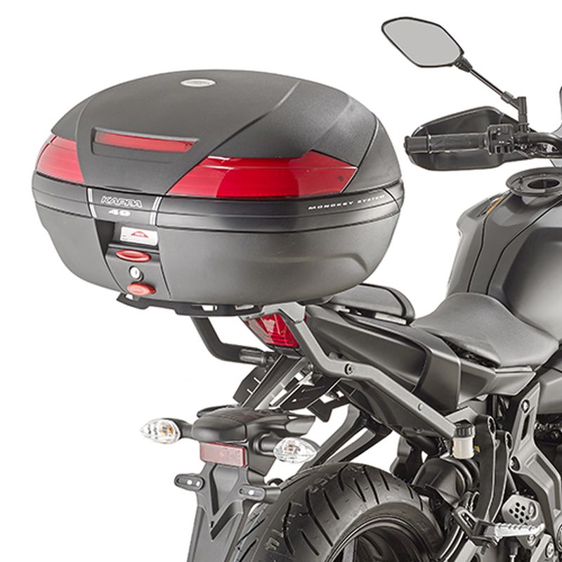 KAPPA STELAŻ KUFRA CENTRALNEGO YAMAHA MT-07 '18-'24 (BEZ PŁYTY) (PRZECENIONY DRUGI GATUNEK-NIEWIELKIE RYSY NA LAKIERZE)