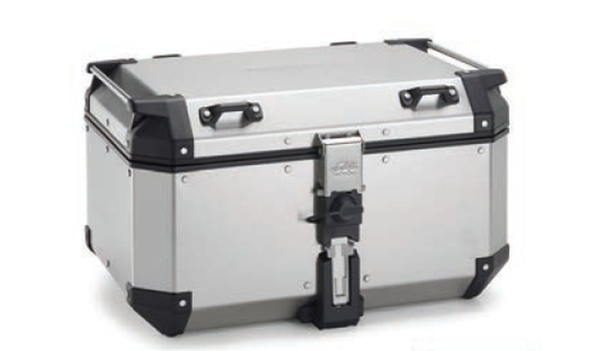 KAPPA KUFER CENTRALNY 58L MONOKEY KVG580A K'VOYAGER ALUMINIOWY KOLOR SREBRNY