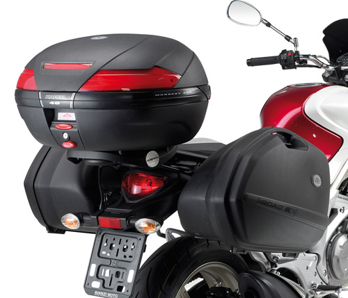 KAPPA STELAŻ KUFRA CENTRALNEGO SUZUKI GLADIUS 650 (09-16) ( Z PŁYTĄ MONOKEY )