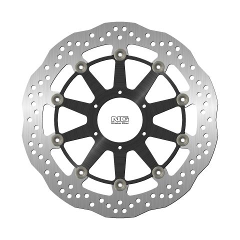 NG TARCZA HAMULCOWA PRZÓD HONDA CBR1000RR '09-19 (320X74X5MM) (6X6,5MM) WAVE PŁYWAJĄCA (ŚRODEK ALUMINIOWY)