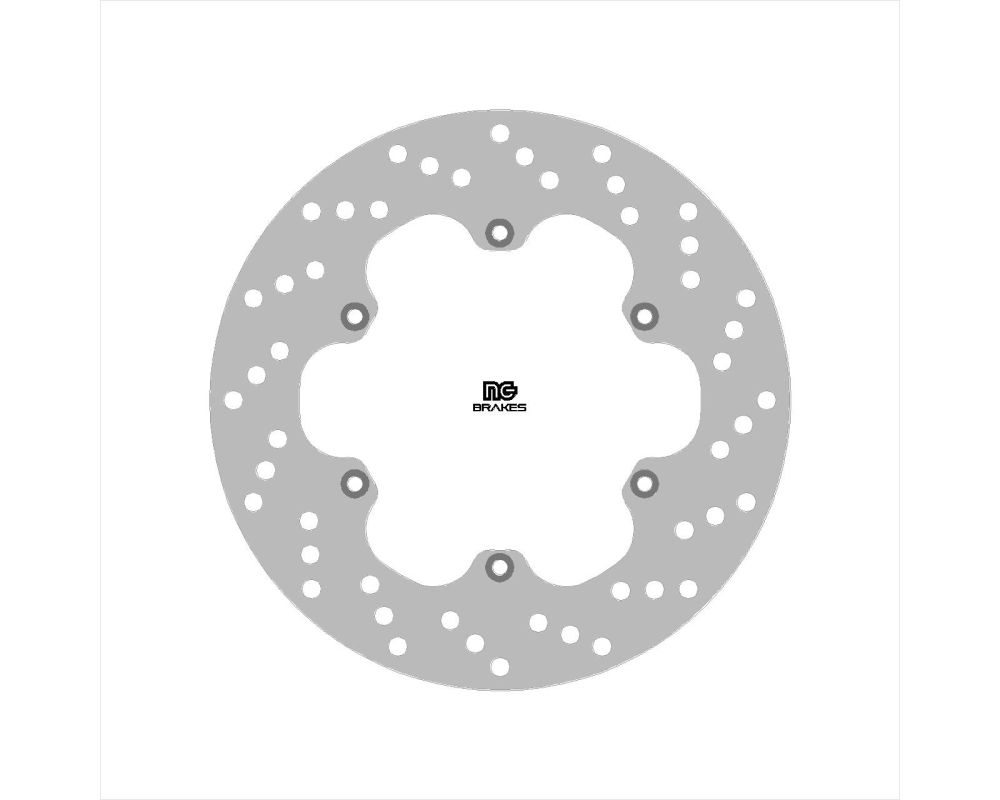 NG TARCZA HAMULCOWA TYŁ APRILIA AF1 125 '88-'93 (240X124X5MM) (6X6,25MM)