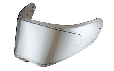 CABERG CZĘŚCI WIZJER (SZYBKA) LUSTRO (MIRROR), ODPORNY NA ZARYSOWANIA Z PINAMI POD PINLOCK DO MODELU DRIFT EVO II KOLOR SREBRNE 