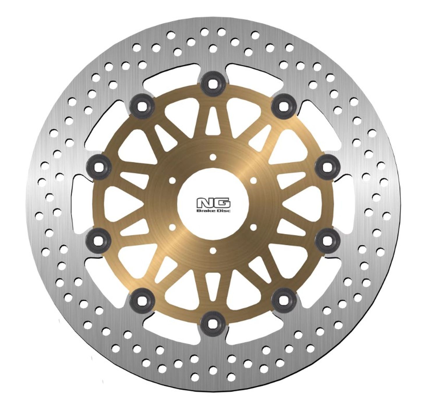 NG TARCZA HAMULCOWA PRZÓD HONDA CBR 900 98-99 (310x62x5) (6X6,5MM) PŁYWAJĄCA ZŁOTY ŚRODEK