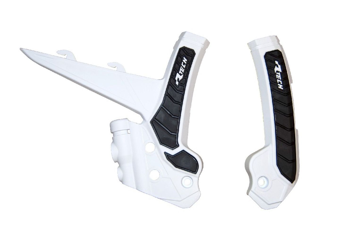 RACETECH (RTECH) OSŁONY RAMY (KOMPLET) BI-MATERIAL SUPER GRIP GAS GAS MC 125 / 250 '24, MCF / ECF / EXF 250 / 350 / 450 / FACTOR