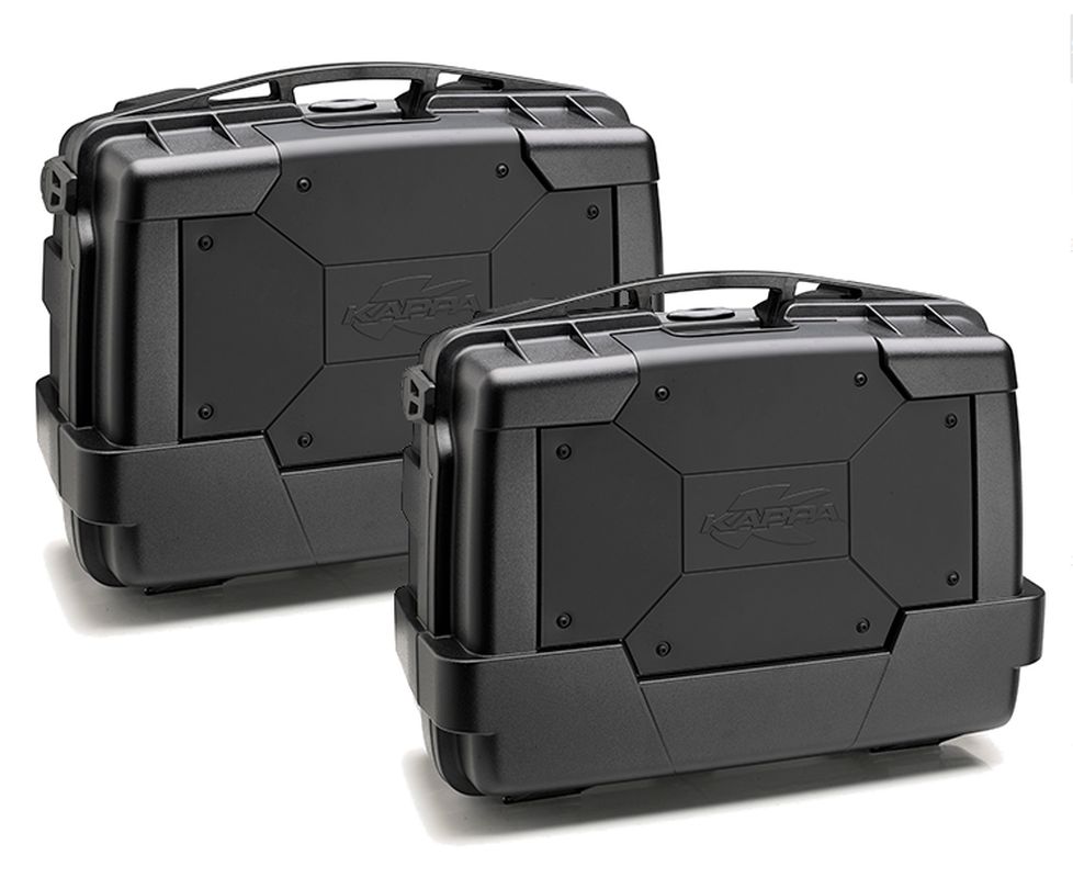 KAPPA KUFRY BOCZNE 33L MONOKEY KGR33N GARDA BLACK LINE LITE (PARA  2SZT) + DODATKOWY ZAMEK