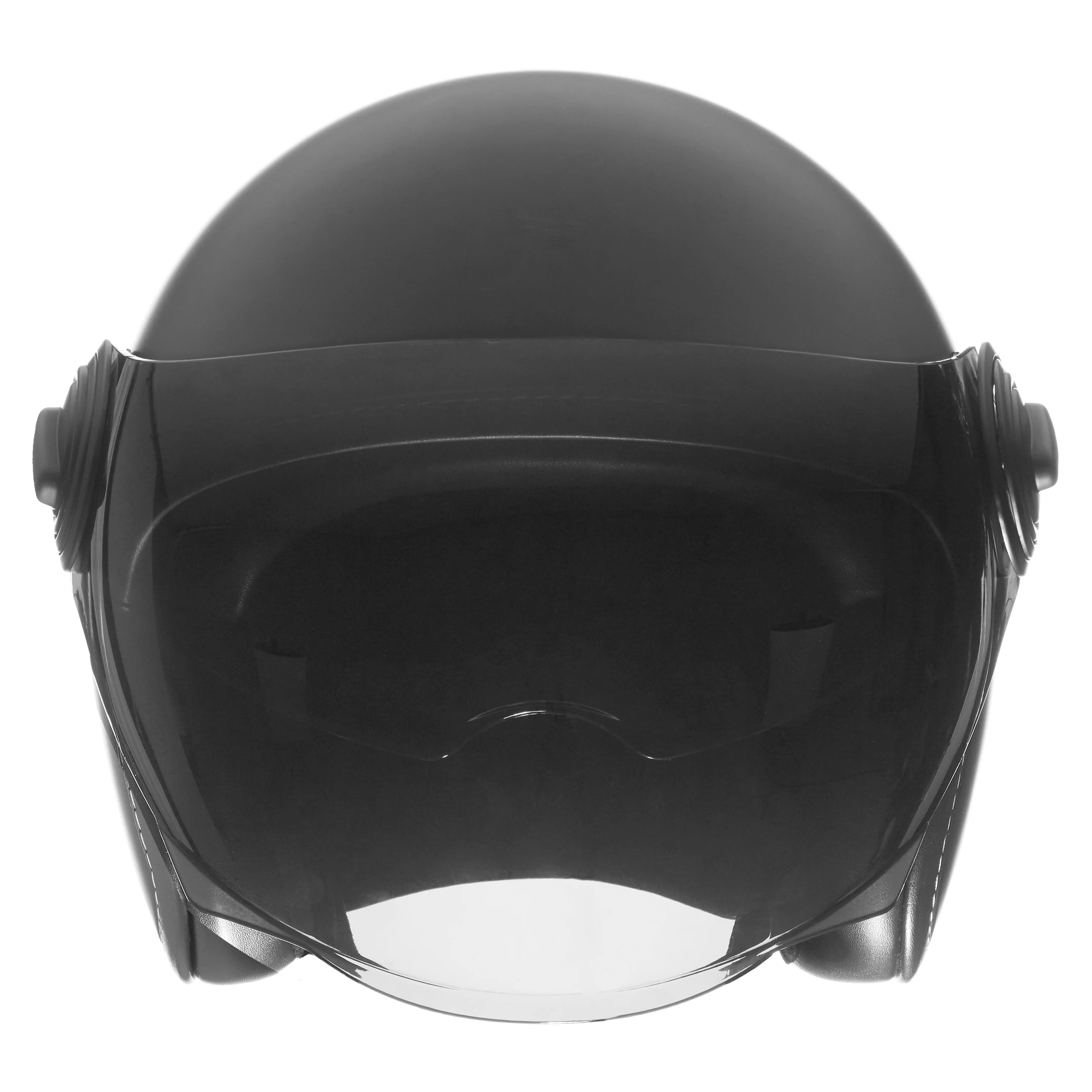 NOX PREMIUM KASK OTWARTY JET HERITAGE LEATHER KOLOR CZARNY MAT/CZARNY