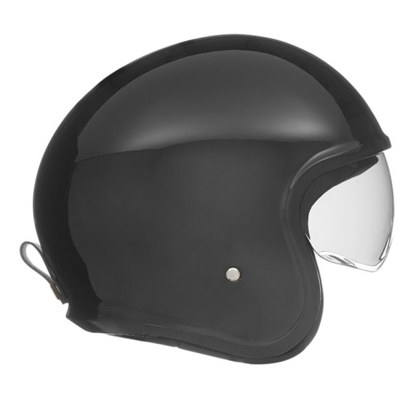 NOX WYPRZEDAŻ PREMIUM KASK OTWARTY JET NEXT SOLID KOLOR CZARNY POŁYSK ROZMIAR M (CIEMNA BLENDA)