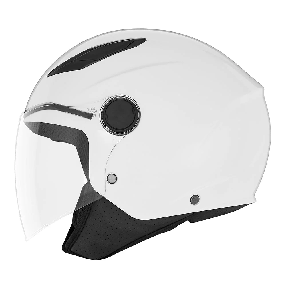 NOX KASK OTWARTY JET N710 KID / JUNIOR (DZIECIĘCY) KOLOR BIAŁY POŁYSK