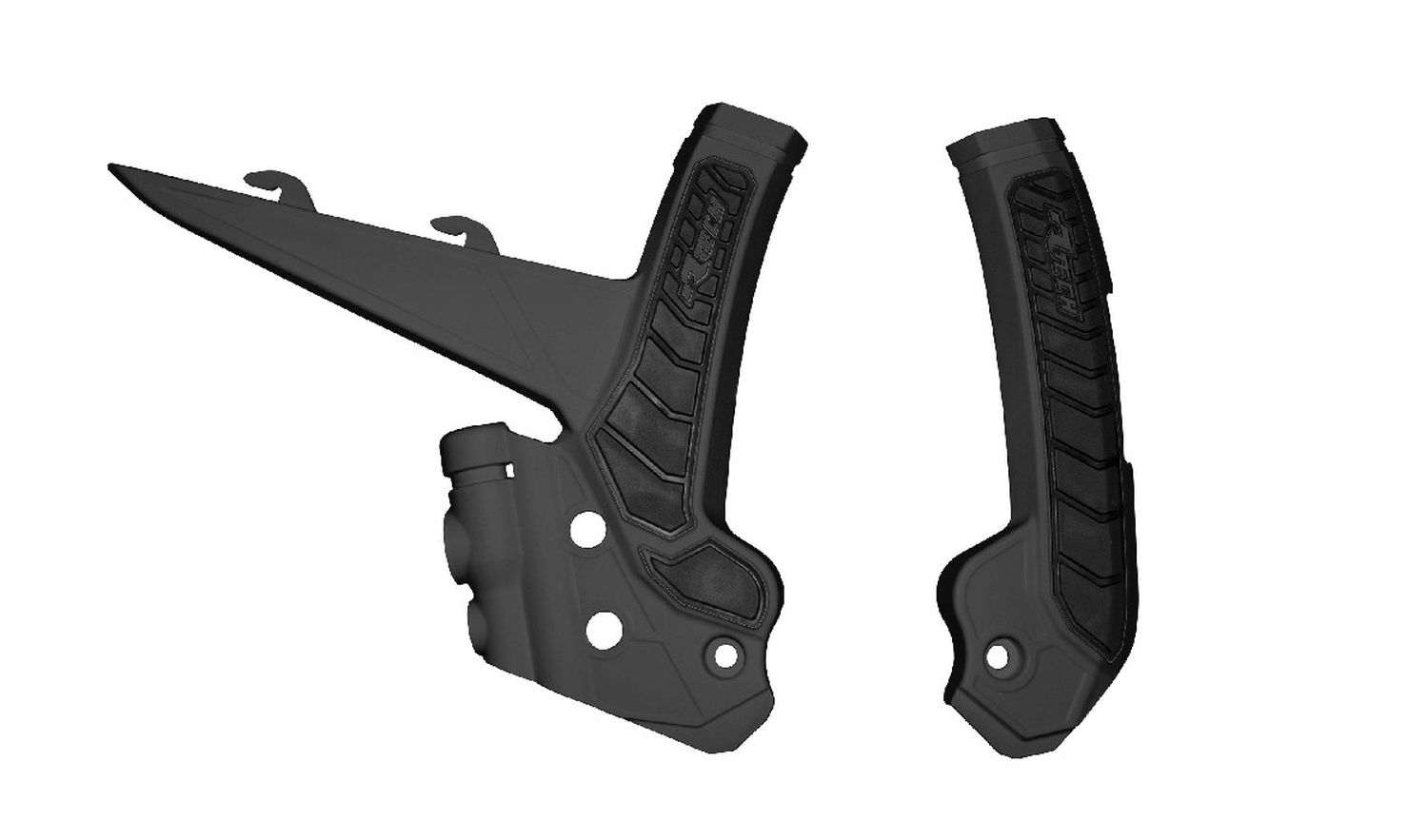 RACETECH (RTECH) OSŁONY RAMY (KOMPLET) BI-MATERIAL SUPER GRIP GAS GAS MC 125 / 250 '24, MCF 250 / 450 FACTORY EDITION '23-'24, M