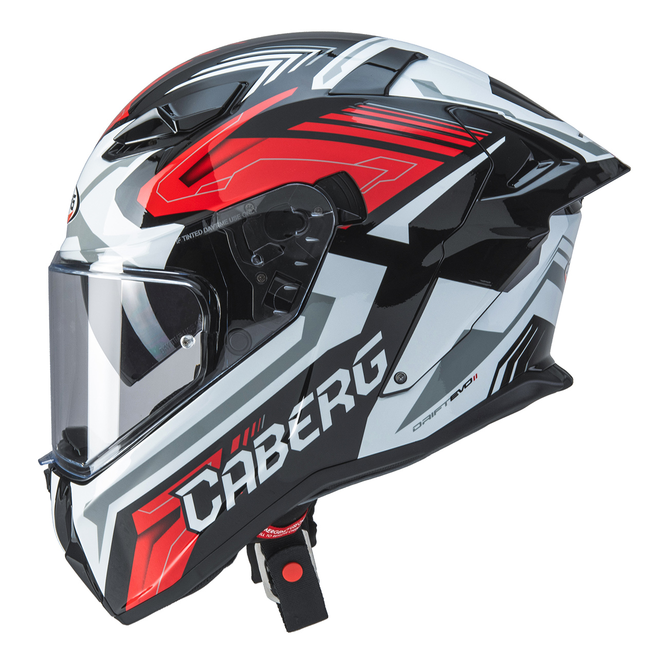 CABERG KASK INTEGRALNY Z BLENDĄ MODEL DRIFT EVO II JARAMA KOLOR CZARNY/CZERWONY/BIAŁY (PINLOCK W ZESTAWIE)