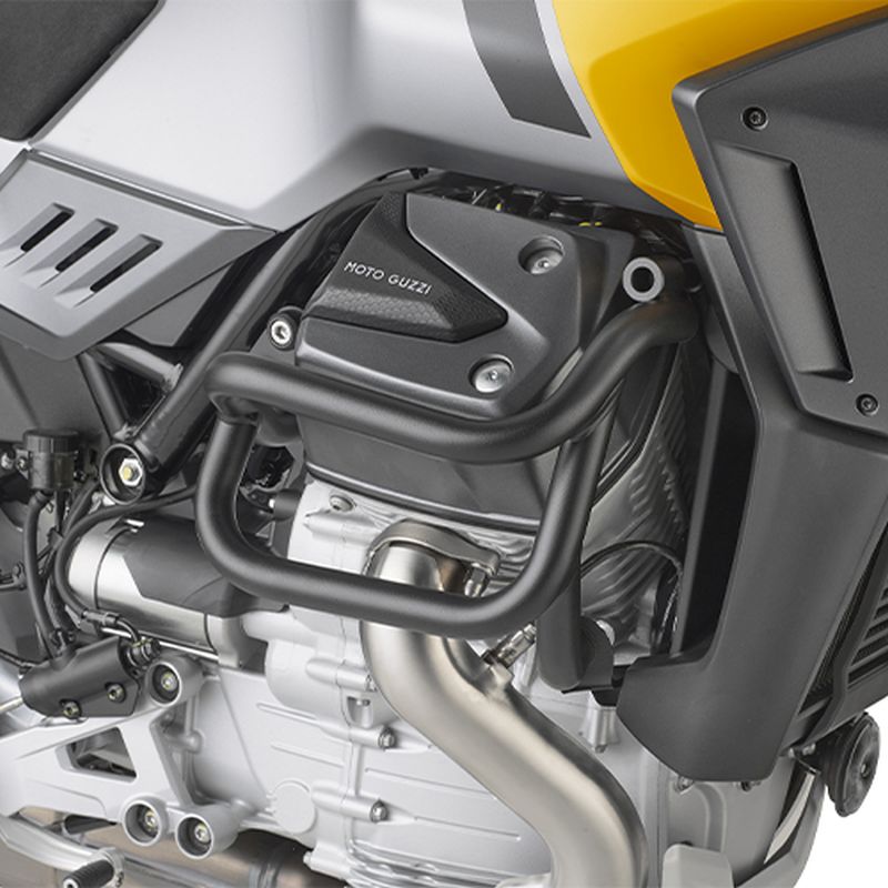 KAPPA GMOLE OSŁONY SILNIKA MOTO GUZZI STELVIO 1000 '24-'25, CZARNE