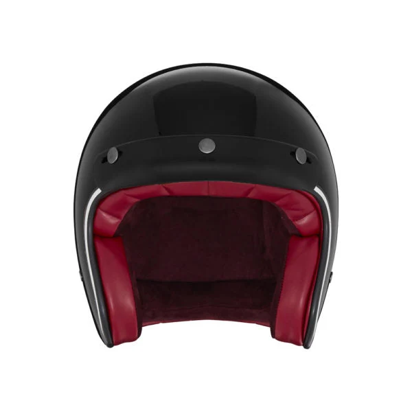 NOX KASK OTWARTY JET N243 SOLID KOLOR CZARNY POŁYSK
