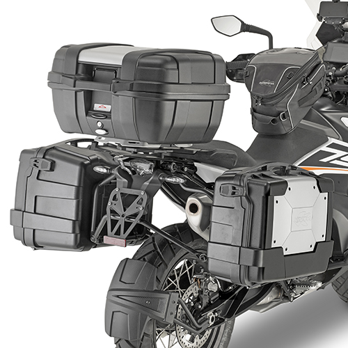 KAPPA STELAŻ KUFRÓW BOCZNYCH SZYBKIEGO MONTAŻU MONOKEY KTM 790 ADVENTURE / R (19) - RÓWNIEŻ POD KUFRY MONOKEY KMS K'MISSION ALU 