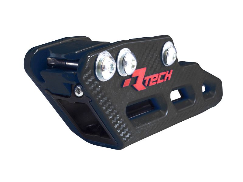 RACETECH (RTECH) PROWADNICA ŁAŃCUCHA TM MX / EN / SM 125 / 144 / 250 / 300 / 450 / 530 '07-'24 KOLOR CZARNY
