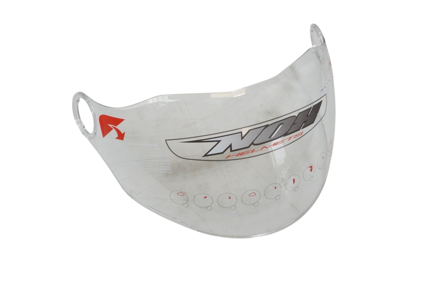 NOX CZĘŚCI WIZJER/SZYBKA/SZYBA DO KASKU N710 KOLOR PRZEŹROCZYSTY (CLEAR)