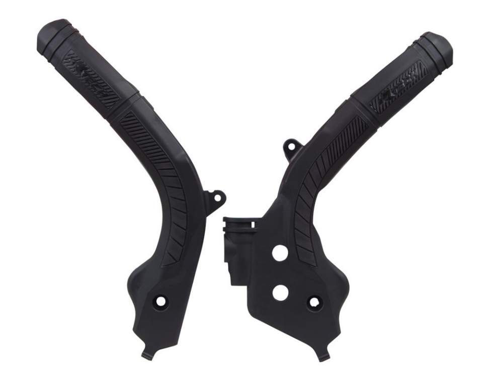 RACETECH (RTECH) OSŁONY RAMY (KOMPLET) BI-MATERIAL SUPER GRIP KTM SX 125/150 '16-18, SX 250 '17-18, EXC/EXCF 250/350/450 '17-19,