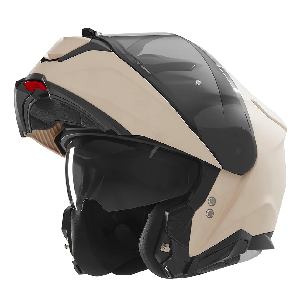 NOX KASK SZCZĘKOWY (FLIP-UP) Z BLENDĄ N967 SOLID KOLOR PIASKOWY MAT (PINLOCK DO TEGO MODELU - FILMPINLOCK30DKS166)