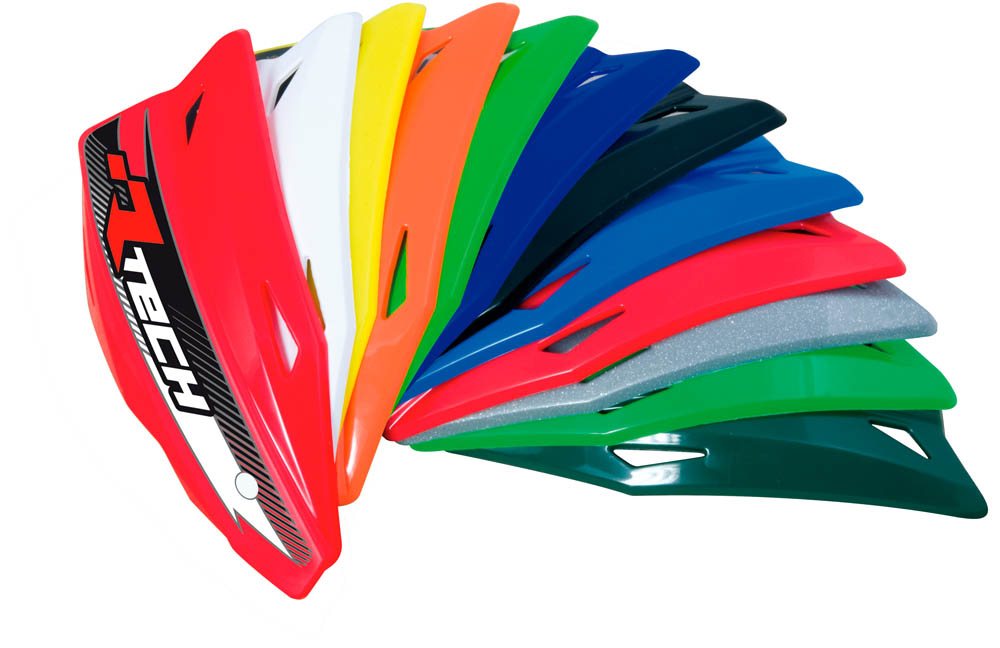 RACETECH (RTECH) PLASTIKI ZAMIENNE DO OSŁON RĄK (HANDBARÓW) VERTIGO / ALU / ATV KOLOR BIAŁY