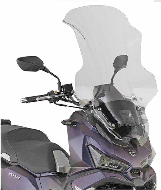 KAPPA SZYBA SYM ADX 125 '24-'25, 78 X 56 CM PRZEZROCZYSTA (34 CM WYŻSZA OD ORYGINALNEJ)