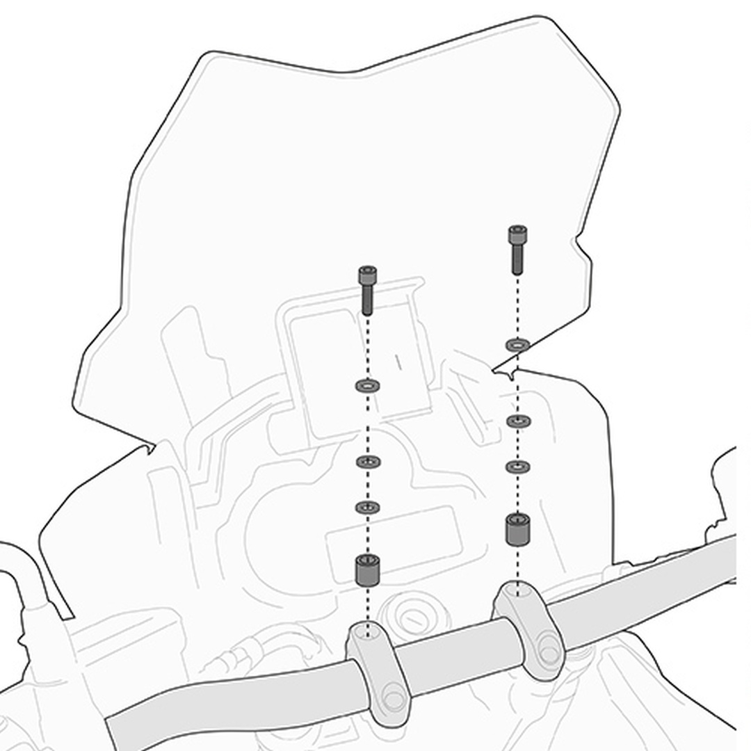 KAPPA ZESTAW MONTAŻOWY DO MOCOWANIA SMART BAR YAMAHA MT-07 TRACER '16-'19