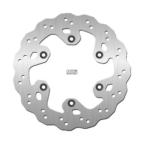 NG TARCZA HAMULCOWA TYŁ YAMAHA WR125/250/YZ125 '98-02, WR400/426 '99-01 (240X115X4MM) (6X6,5MM) WAVE