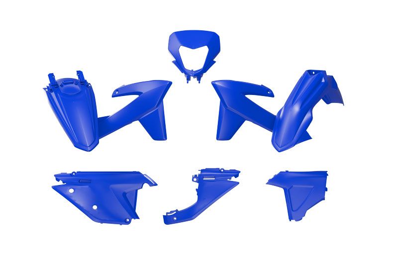 RACETECH (RTECH) KOMPLET PLASTIKÓW SHERCO SE / SEF 125 / 250 / 300 / 450 / 500 '25, KOLOR NIEBIESKI