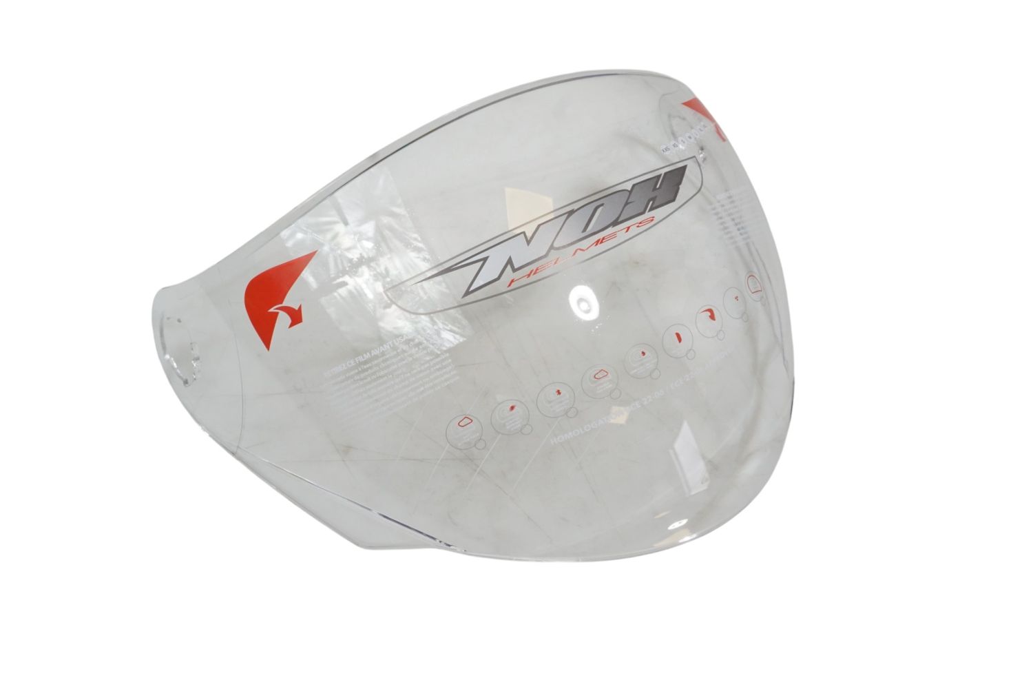 NOX CZĘŚCI WIZJER/SZYBKA/SZYBA DO KASKU N182 KOLOR PRZEŹROCZYSTY (CLEAR)