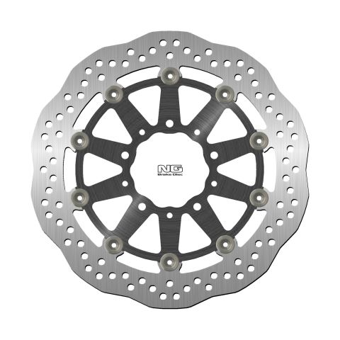 NG TARCZA HAMULCOWA PRZÓD KAWASAKI ER6 F/N, ZX 10R 04-15, ZX6R 05-16, KLE 650 VERSYS 07-15, Z 750 (300X80X5MM) (5X10,MM) WAVE PŁ