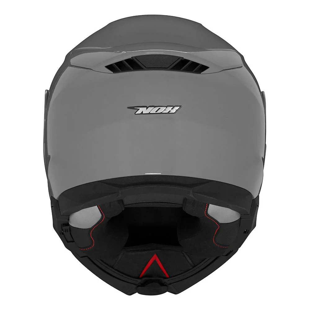 NOX KASK SZCZĘKOWY (FLIP-UP) Z BLENDĄ N967 SOLID KOLOR SZARY POŁYSK (PINLOCK DO TEGO MODELU - FILMPINLOCK30DKS166)