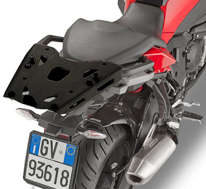 KAPPA STELAŻ KUFRA CENTRALNEGO BMW S 1000 XR '20-'25 ALUMINIOWY MONOKEY - CZARNY